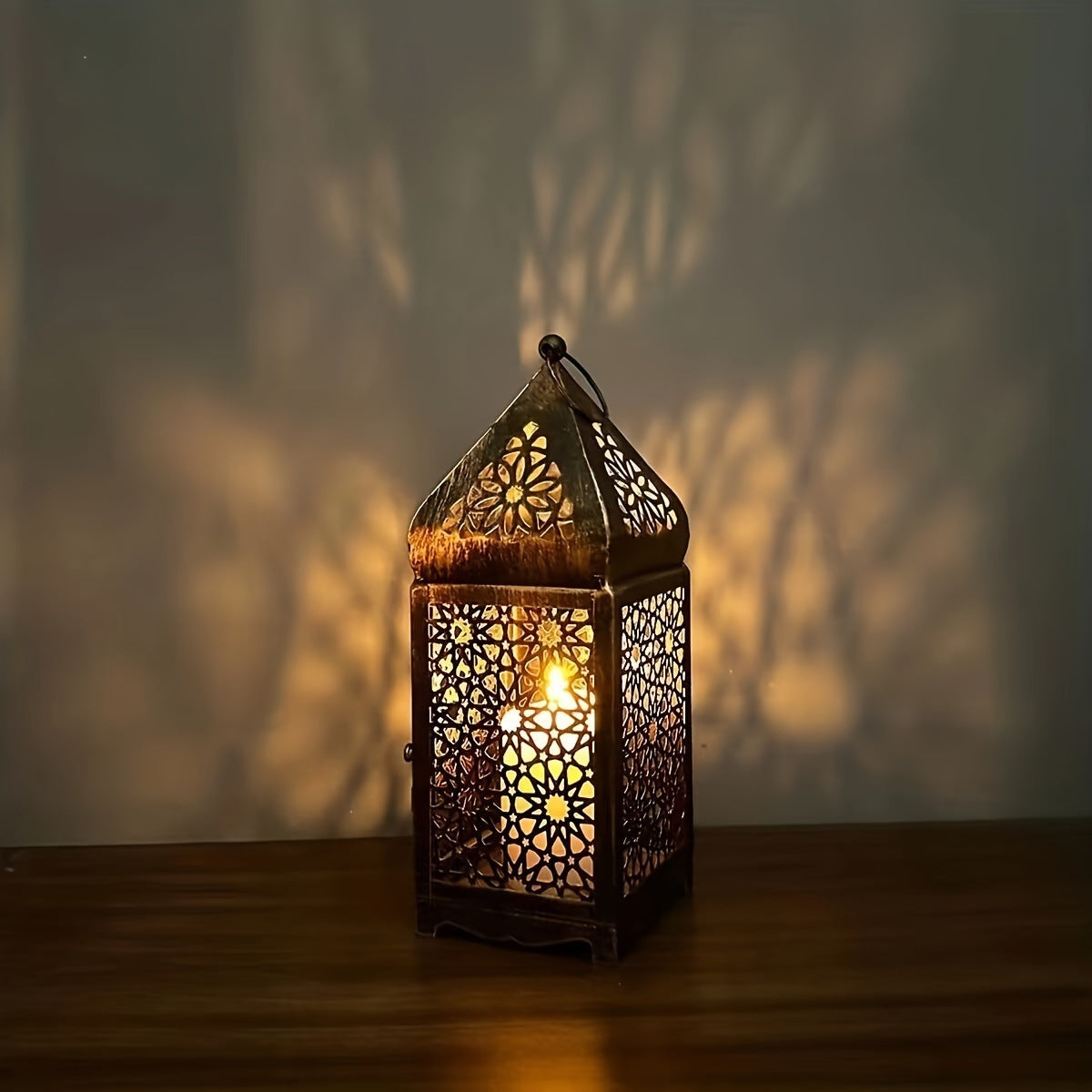 Distressed Candle Portable Lamp Atmosphere Decoration Ornaments